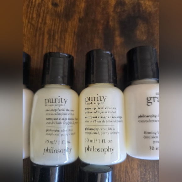 Philosophy, Amazing Grace Body Emulsion & Purity Facial Cleanser Minis BUNDLE! - Picture 2 of 3